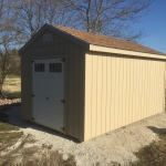 Vernon WI 10x16 Gable with 7'Sidewalls